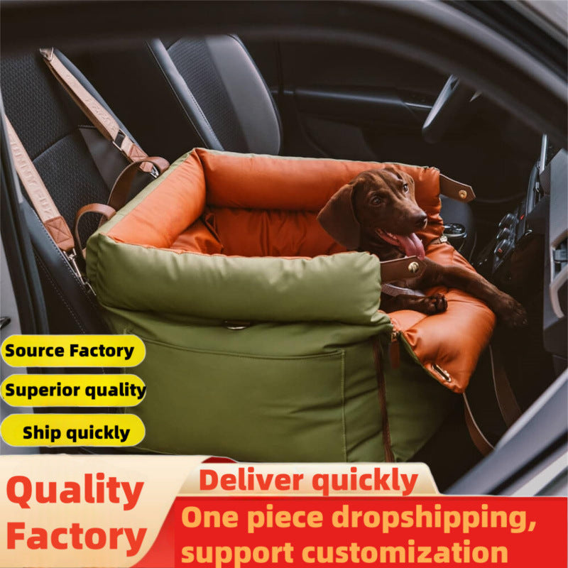 Portable Car Dog Bed & Travel Carrier Bag