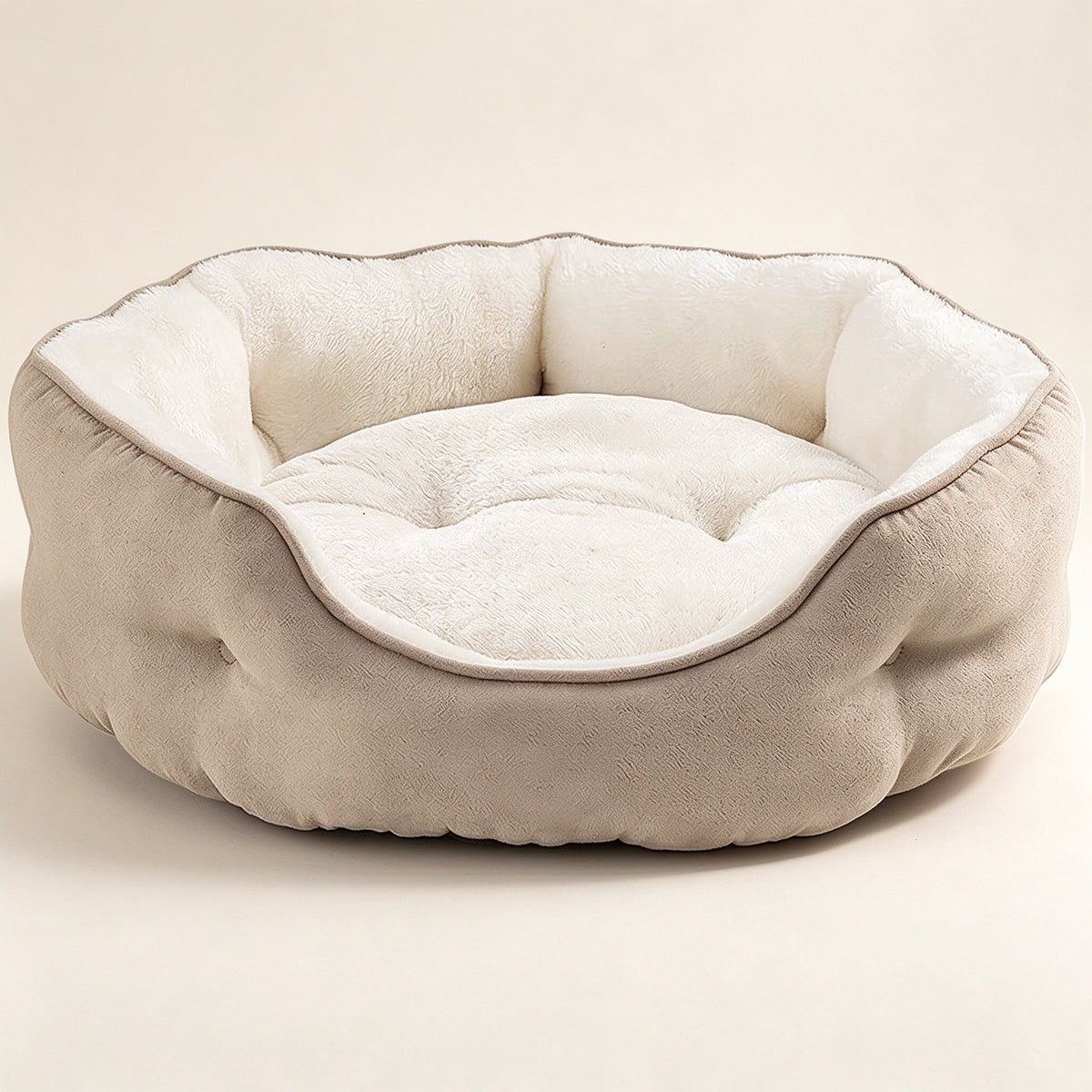 Cozy Calming Pet Bed – Soft Round Bed for Cats & Dogs