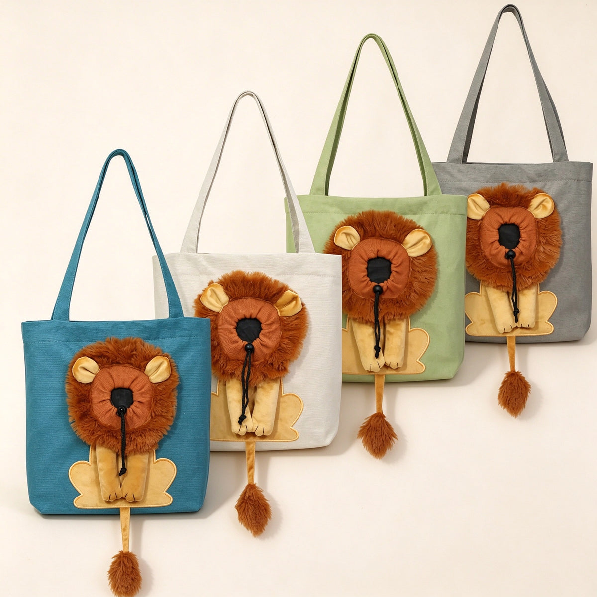 Little Lion Pet Carrier Backpack – Cute Cat & Small Pet Travel Bag