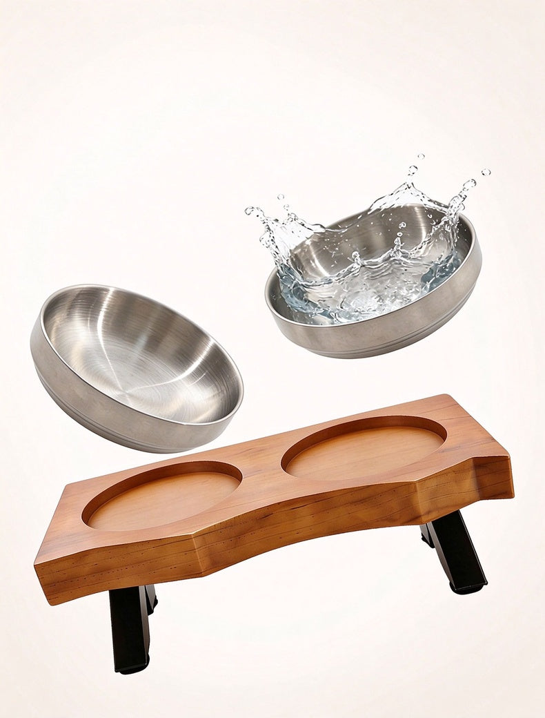 Elevated Ceramic Pet Dining Station