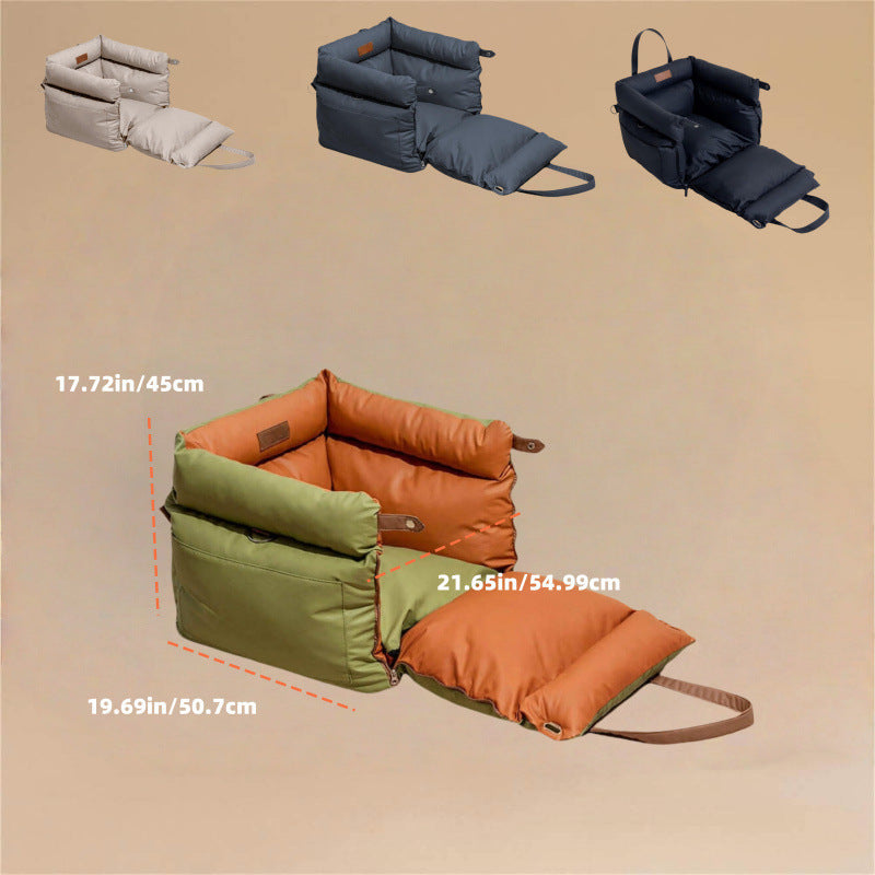 Portable Car Dog Bed & Travel Carrier Bag