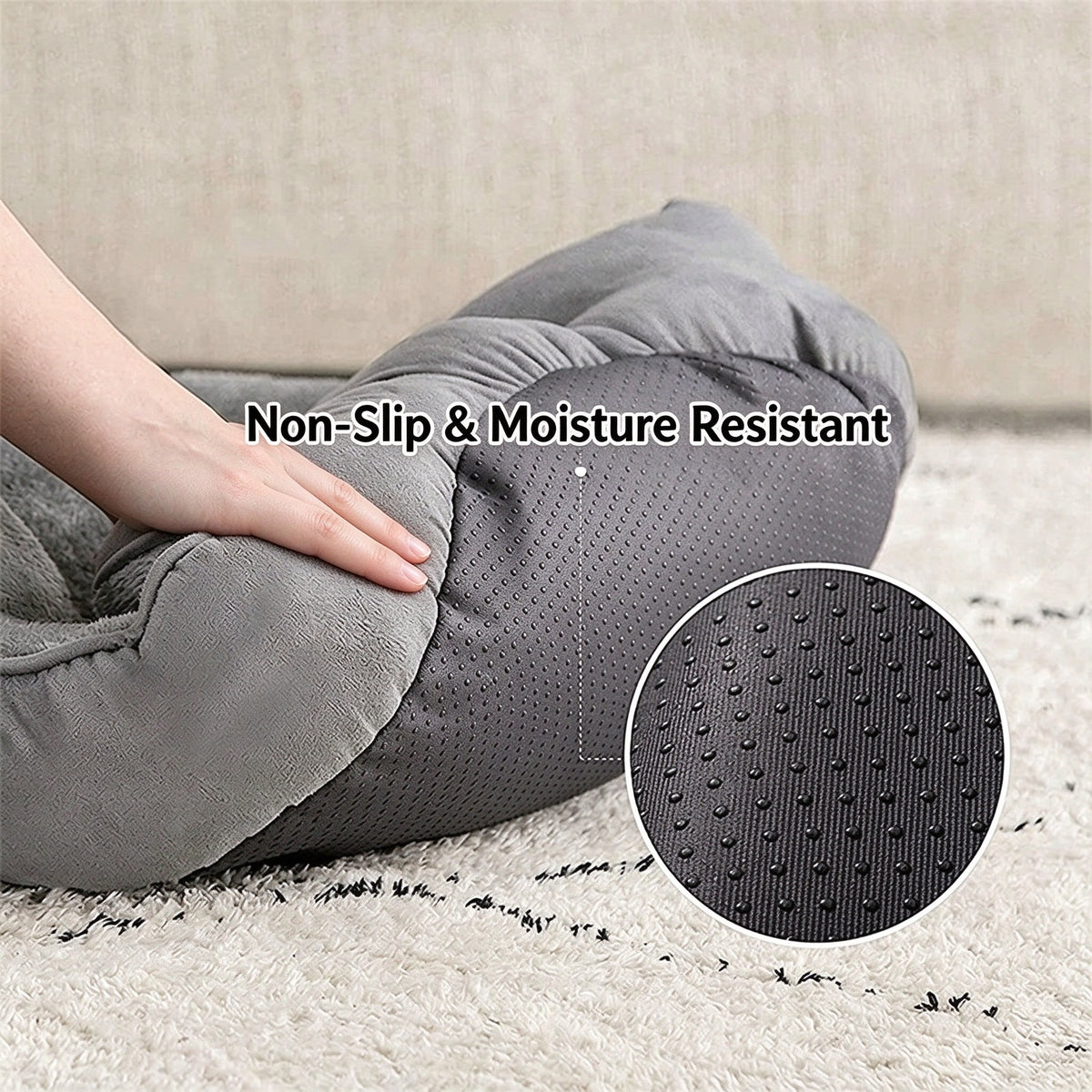 Cozy Calming Pet Bed – Soft Round Bed for Cats & Dogs