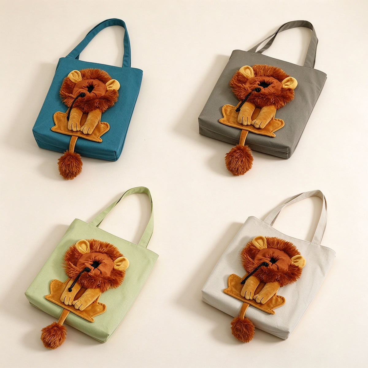 Little Lion Pet Carrier Backpack – Cute Cat & Small Pet Travel Bag