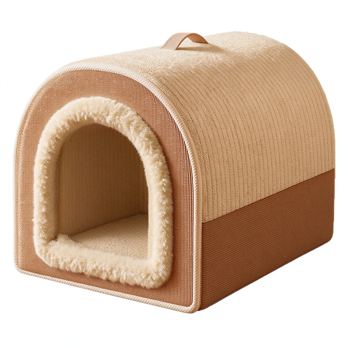 Enclosed Dog Bed with Cozy Cave Design