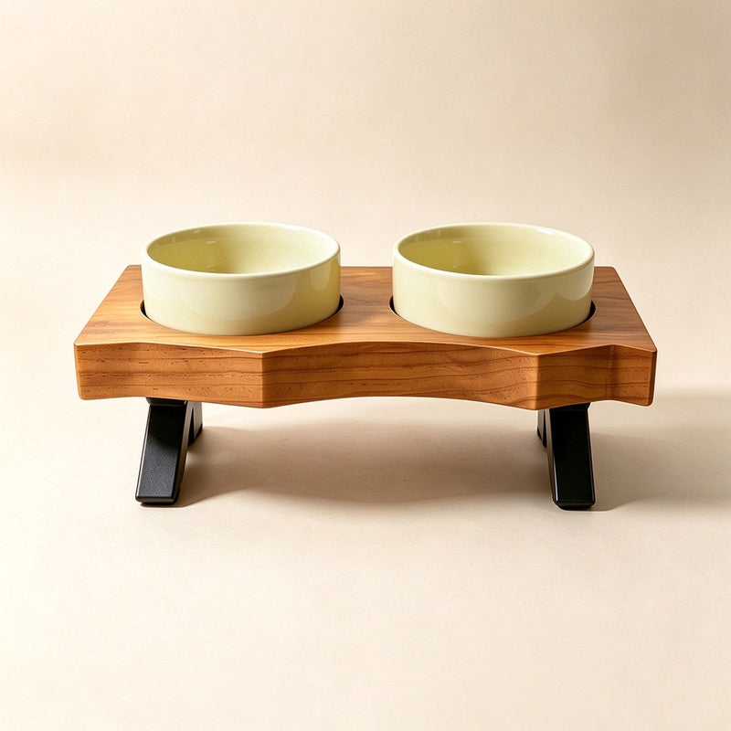 Elevated Ceramic Pet Dining Station