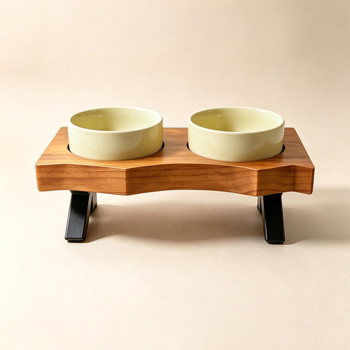 Elevated Ceramic Pet Dining Station