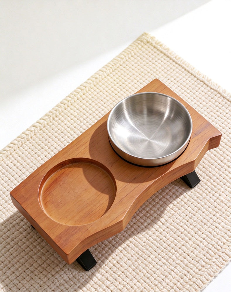 Elevated Ceramic Pet Dining Station