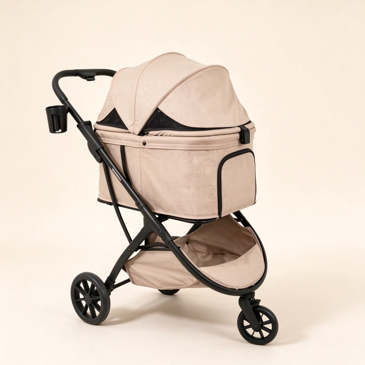 Foldable Pet Stroller for Cats and Dogs