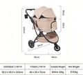 Foldable Pet Stroller for Cats and Dogs