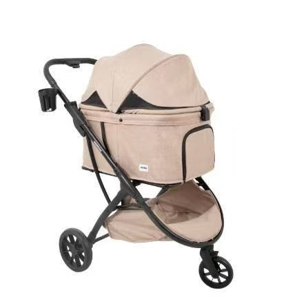 Foldable Pet Stroller for Cats and Dogs